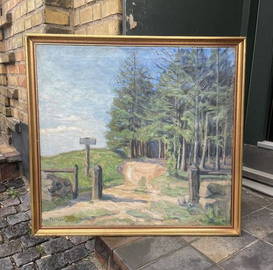 Else Steenbæk Knap (1884-1969) olie på lærred - nr. 090020