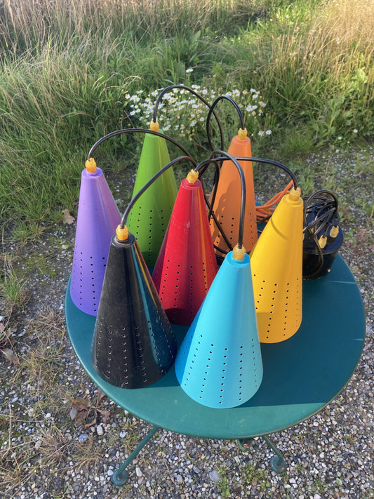 Flot farverig loft pendel - nr. 0499