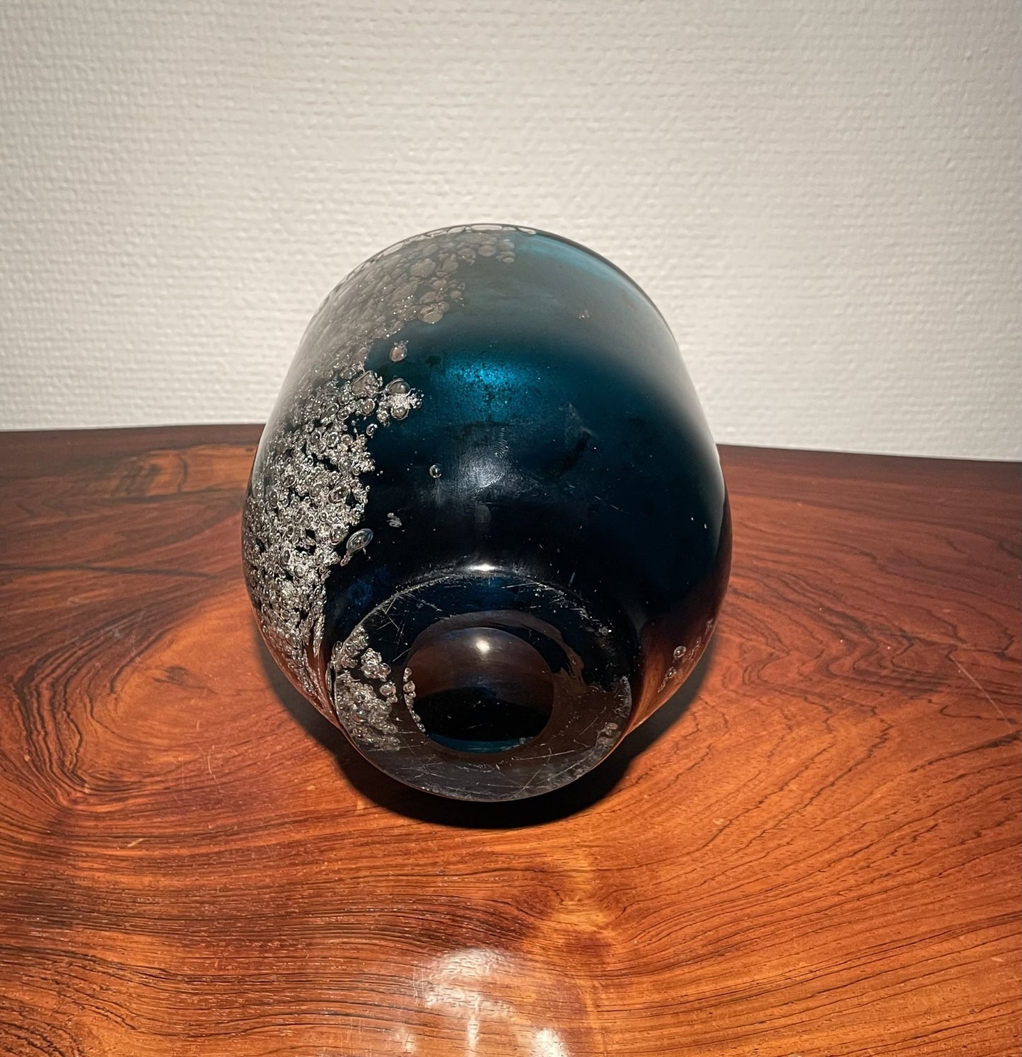 Schott Zwisenデザインの花瓶（酸化銀入りブルーガラス製） - No. 00600