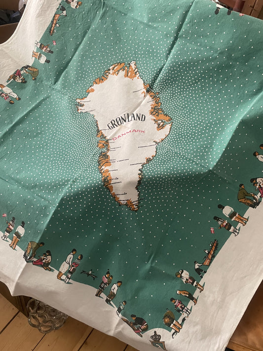 Grønlandsk vintage borddug fra 1970erne - nr. 900250
