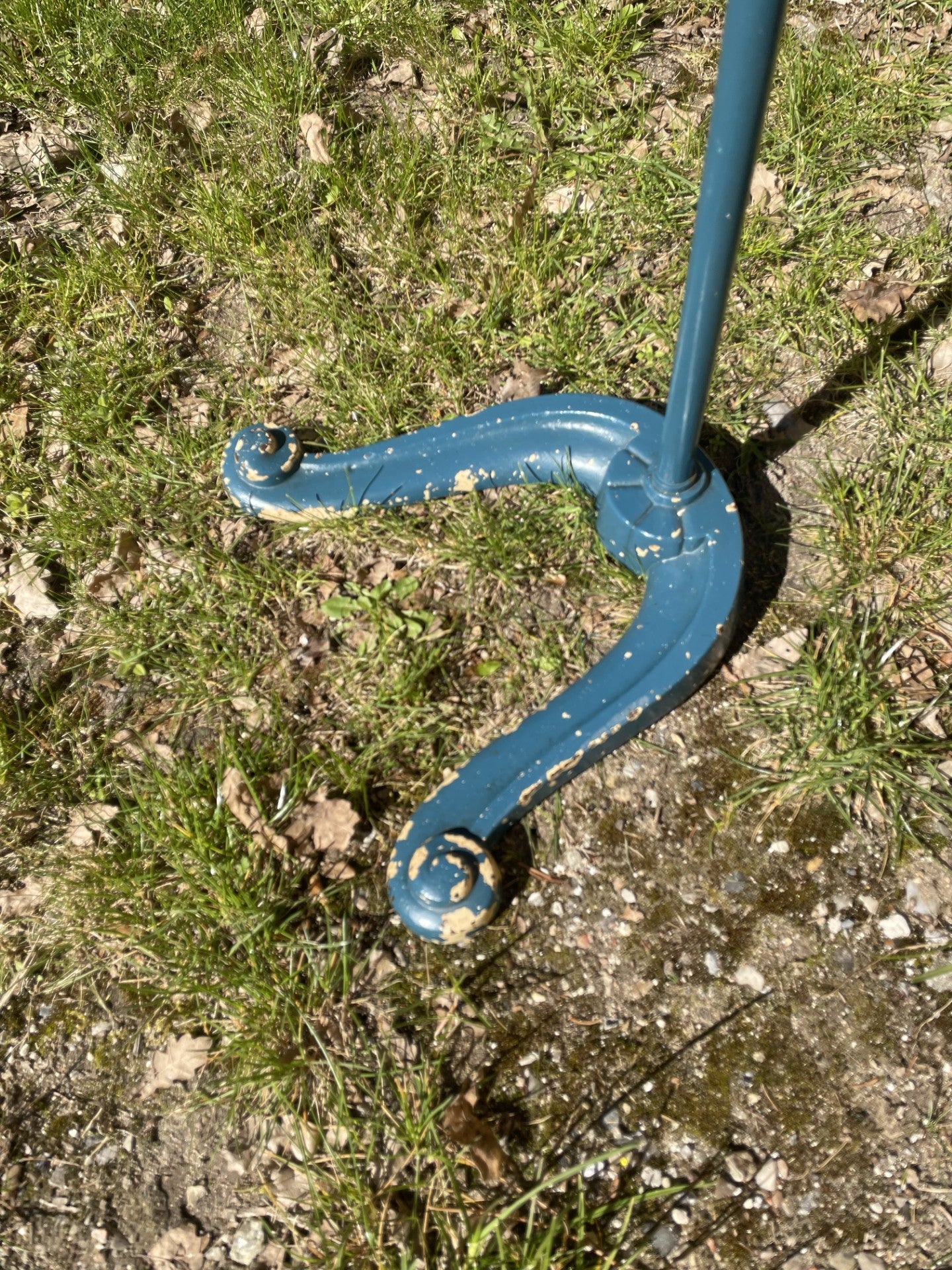 Lyfa standerlampe fra 1940-50erne i jern og messing - nr. 925900