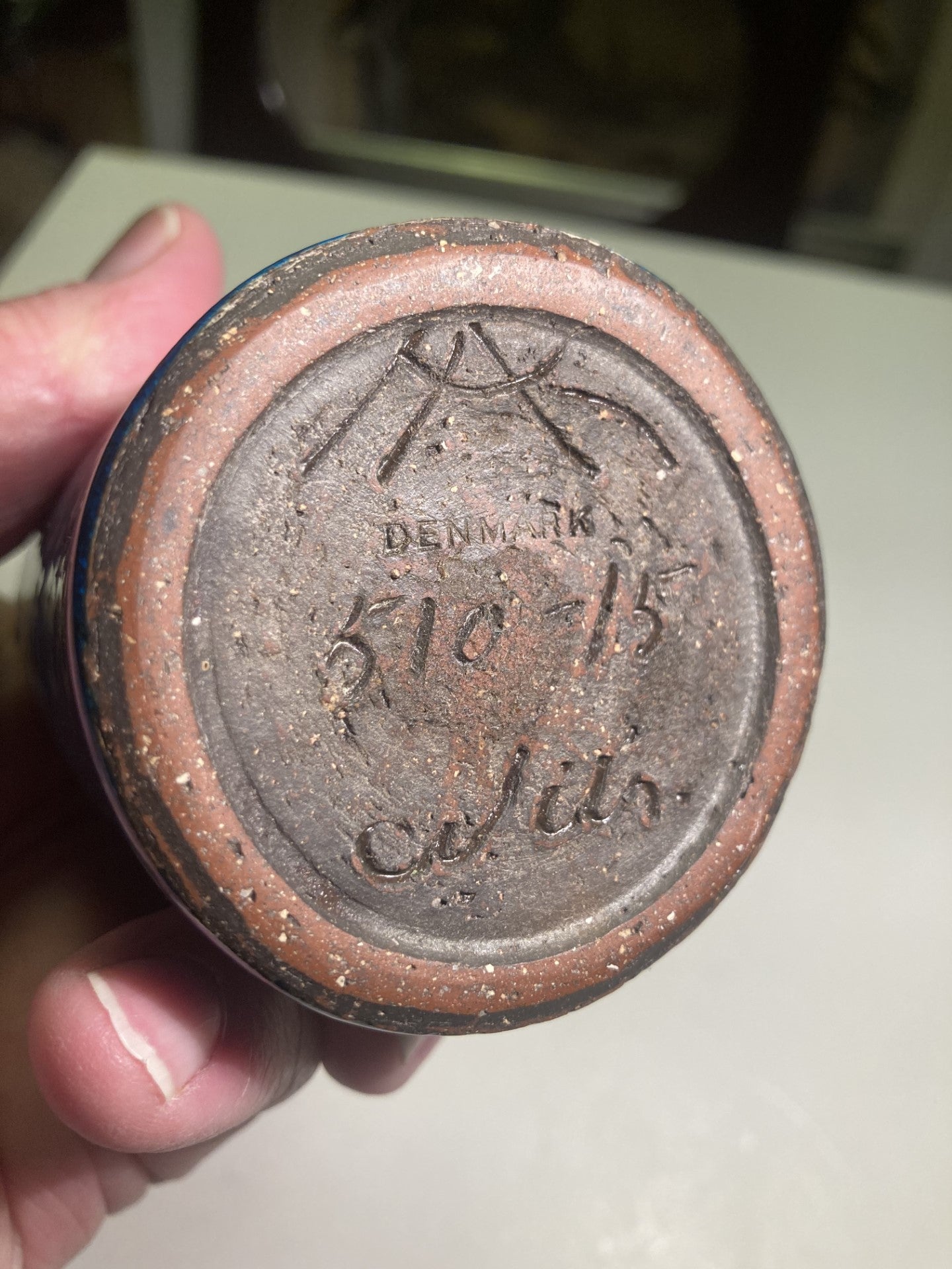 Nils Kahler ceramic vase - no. 01139