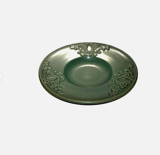 Stort gammelt keramikfad udført i Art Decostil fra Michael Andersen og Søn - nr. 54785440