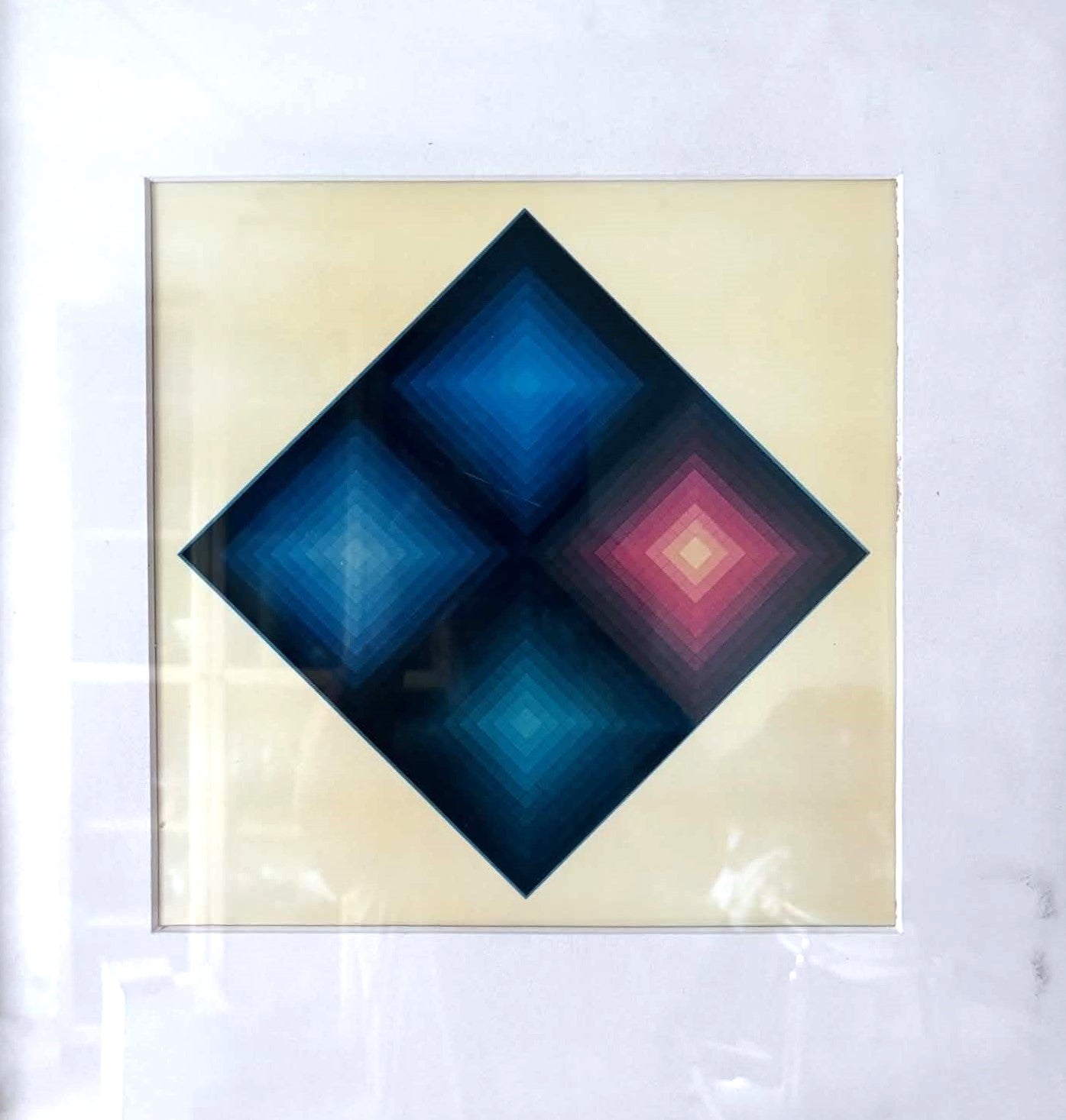 Victor Vasarely, PLANETARY FOLKLORE – ARCTURUS-II, Heliogravure offset print, 1971