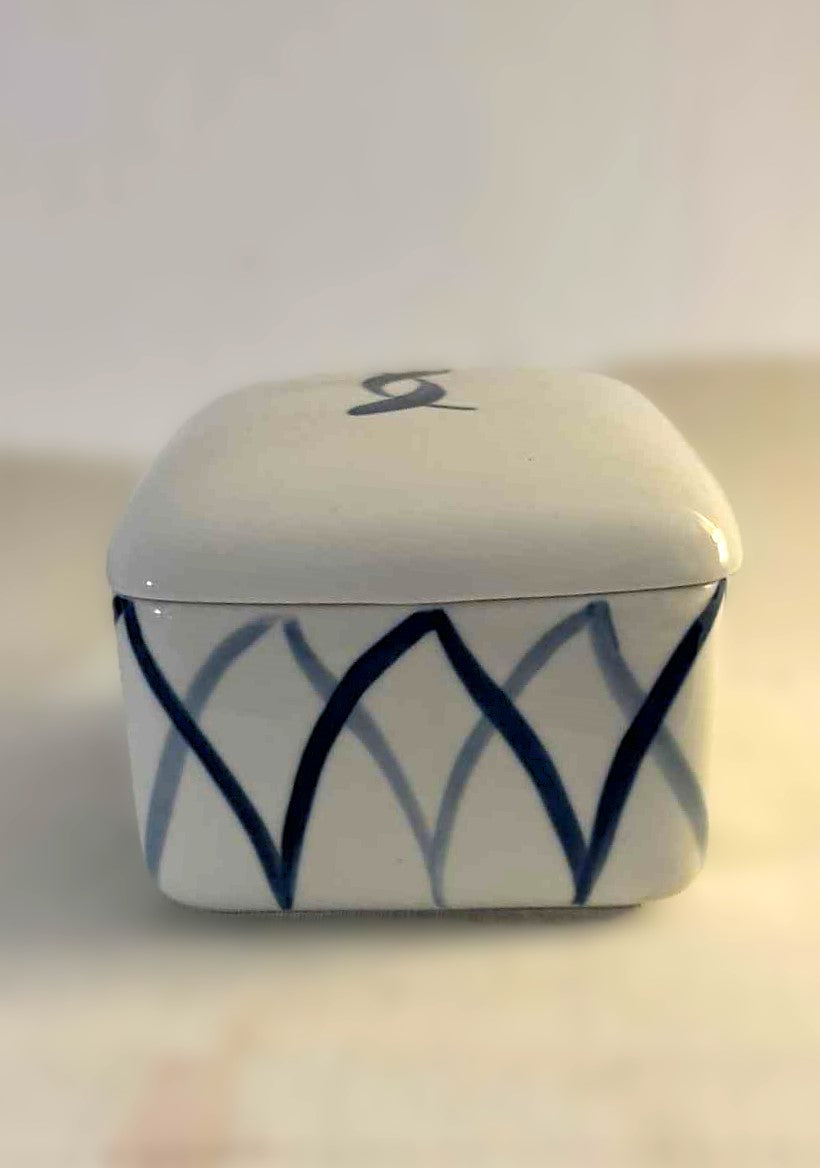 Butter box Harlequin, Dan-ild, Lyngby Porcelain - no. 1557520022