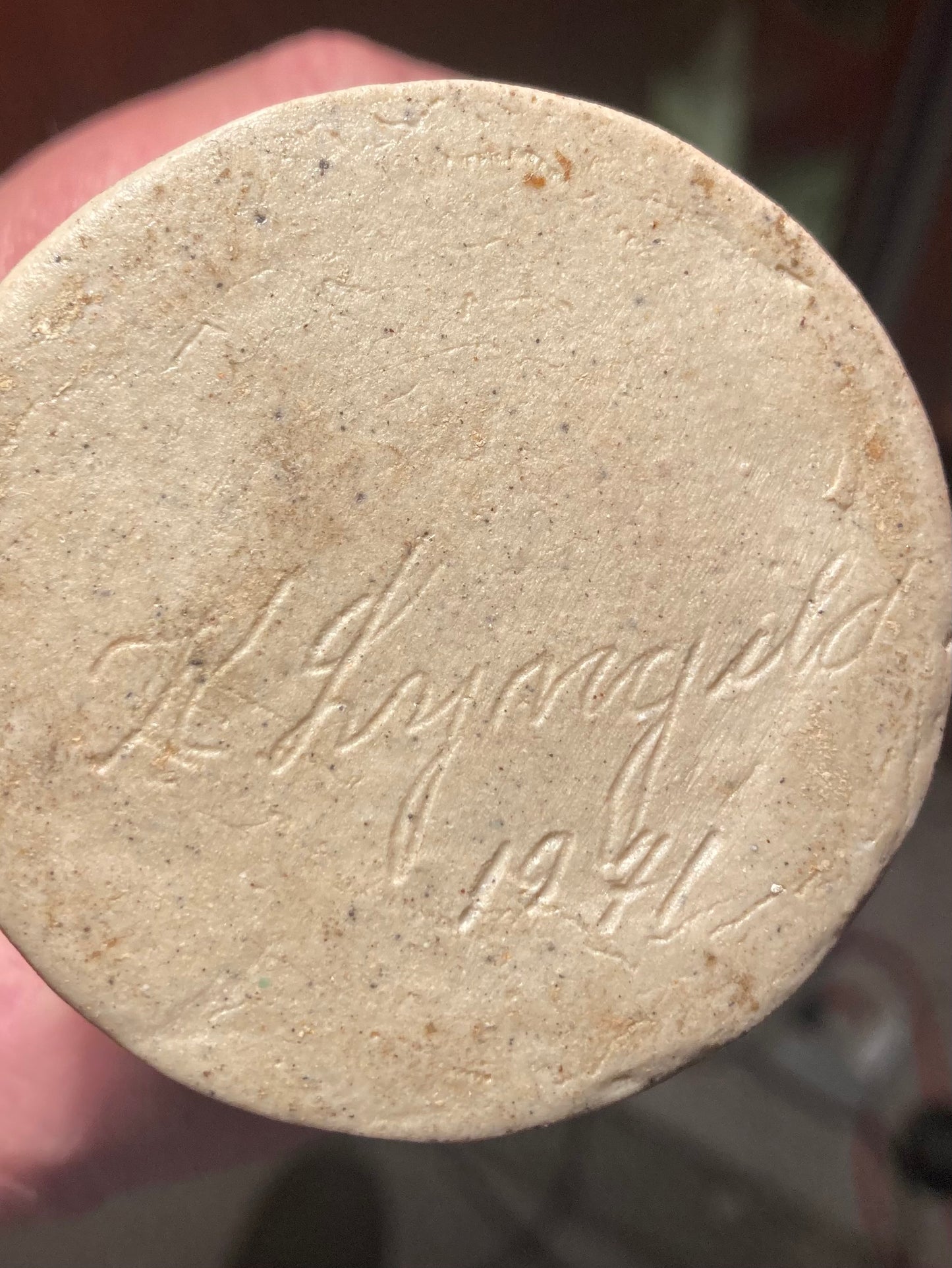 Super nice stoneware vase from 1971 - no. 888951