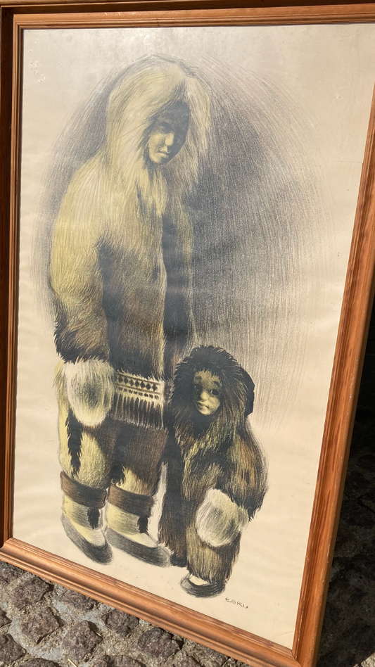 Flot vintage farvetryk