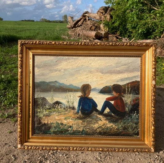 Oliemaleri af kunstmaler Flemming Rindum - nr. 4447745